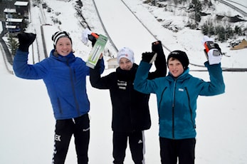 Gull og sølv til Hof i Vikersundrennet